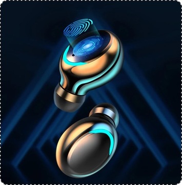 БЕСПРОВОДНЫЕ НАУШНИКИ BLUETOOTH С МИКРОФОНОМ POWERBANK F9 PRO МОДЕЛЬ 2024 ГОДА