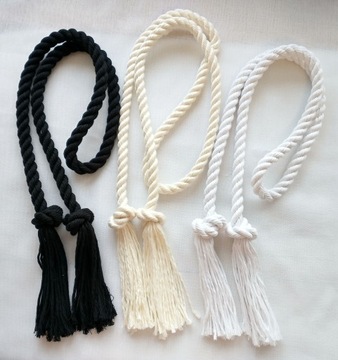 ВЕРЕВКА ДЛЯ КРЕПЛЕНИЯ ШТОР НАТУРАЛЬНАЯ ВЕРЕВКА длина 130 см