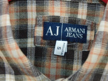 Armani Jeans koszula męska S 39 kratka