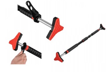 ROZPOROWY DRĄŻEK REGULOWANY DO ĆWICZEŃ Z POZIOMICĄ 98-130 cm DD401 HMS