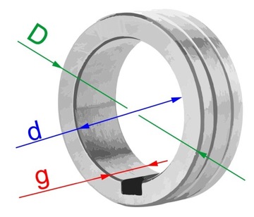 РОЛИК ПОДАЧИ ПРОВОЛОКИ MIG RS 0,6/0,8 MMAR STEEL