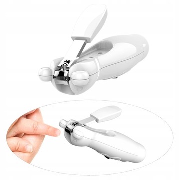 Машинка для стрижки ногтей 2-в-1 для детей.