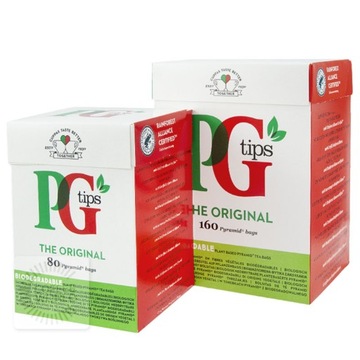 Angielska herbata pg tips 240 torebek piramidek (80+160)