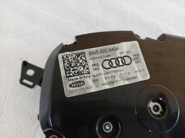 AUDI A4 B9 PŘÍSTROJOVÁ DESKA BUDÍKY USA 8W5920840A