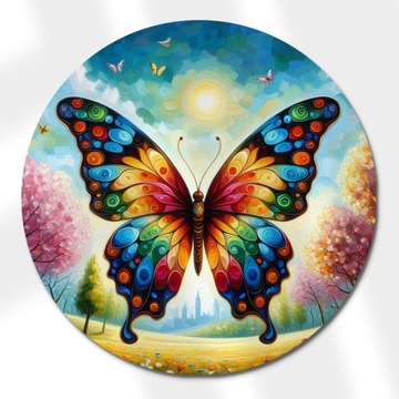 Наклейки детские, призы, 2,5см 500 штук + 60 в подарок, 8 дизайнов: Бабочки