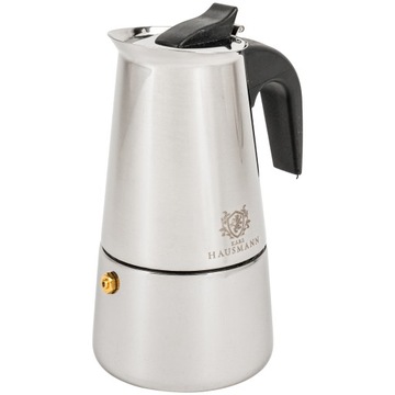 KAWIARKA STALOWA 200ML DO PARZENIA KAWY NA 4 ESPRESSO ZAPARZACZ DO KAWY