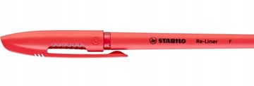 DŁUGOPIS STABILO RE-LINER, CZERWONY
