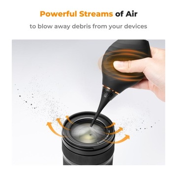 K&F Concept Gruszka Do Czyszczenia Optyki Aparatu Obiektywu Fotograficznego