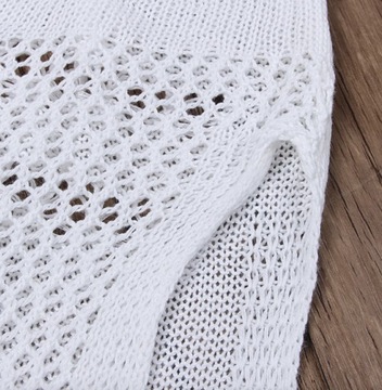 ПЛЯЖНОЕ ПЛАТЬЕ МАКСИ КРЮЧКОМ, БЕЛАЯ ВЫШИВКА