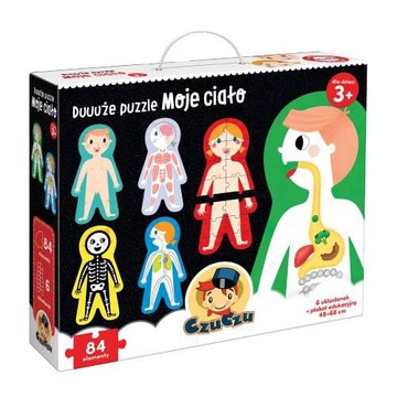 CzuCzu Duuuże puzzle Moje ciało dla dzieci 3+