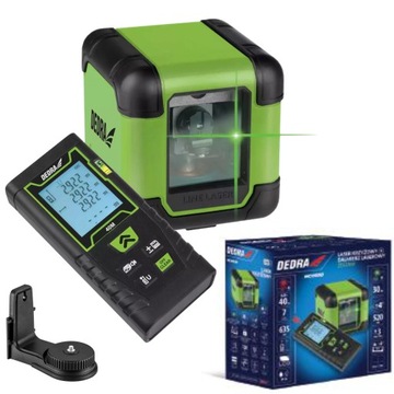 DEDRA LASER KRZYŻOWY ZIELONY + DALMIERZ 40M MC0920