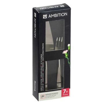 KOMPLET SZTUĆCÓW DO CIASTA ROMA AMBITION 7 EL