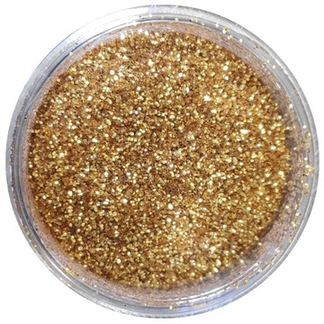 Pyłek Bright Gold brokat do zdobienia paznokci 1g