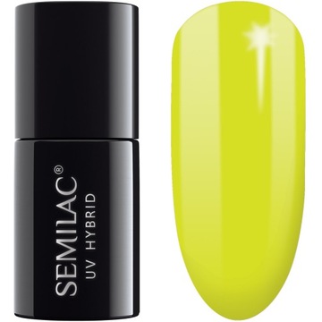 SEMILAC LAKIER HYBRYDOWY 040 CANARY GREEN 7ML