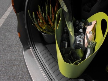 Корзина маленькая для покупок MINI Flexibag 4,5л, горошек