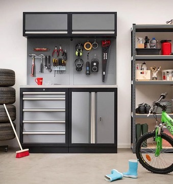 Шкаф для инструментов BQ, 9 ящиков, запираемый, сталь