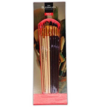 PĘDZLE DO FARB AKRYLOWYCH AKWARELI OLEJNYCH