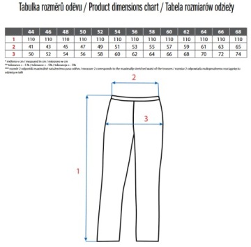 РАБОЧИЕ БРЮКИ CXS ORION TEODOR, ТЕМНО-СЕРЫЕ, размер 56