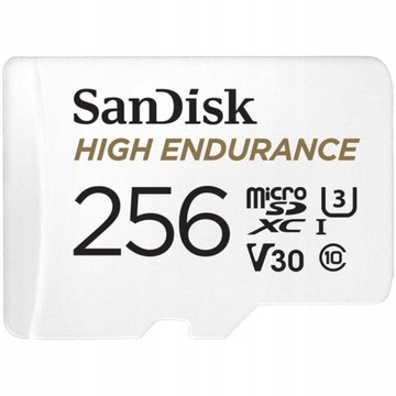 Karta pamięci SanDisk High Endurance SDXC 256GB