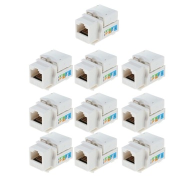 4x10шт CAT6 Keystone Jack Модуль сетевого разъема Enternet-модуль