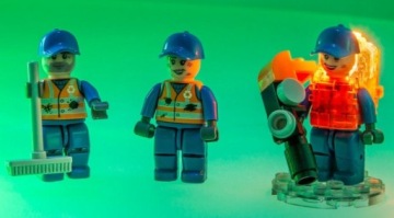 RECYCLING TRUCK Laser Pegs Светодиодные блоки 330 шт.