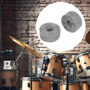 2 шт. фетровая подставка для тарелок, мягкий фетр для барабана ударных инструментов