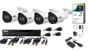 Gotowy zestaw do monitoringu 4 kamery BCS Point