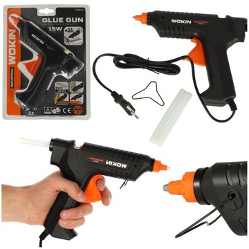 Pistolet do kleju klejenia na gorąco 15W + wkłady 11,2mm