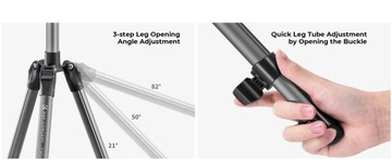 Сверхлегкий штатив K&F для камеры 1,1 кг PRO