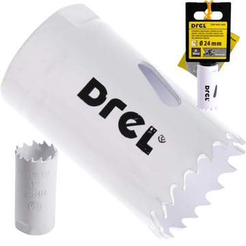 OTWORNICA KORONKA BIMETAL DO DREWNA METALU 24 mm