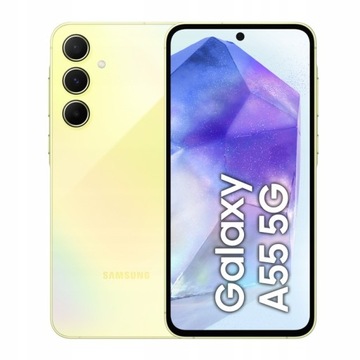SAMSUNG Smartfon Galaxy A55 8/128 GB 5G ŻÓŁTY