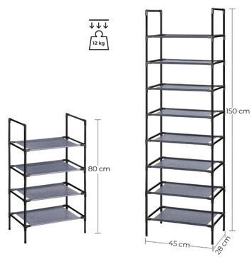 Szafka na Buty Regał Stojak Organizer Wąska 2x