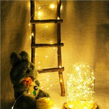 LAMPKI 10 LED DEKORACYJNY do dekoracji 10 szt świąteczne biały ciepły