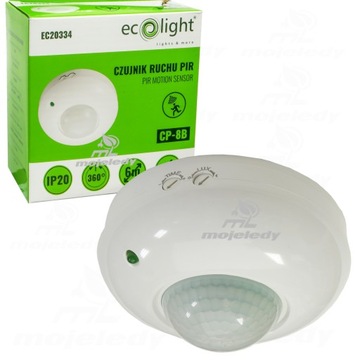 Czujnik ruchu natynkowy sufitowy sensor do led