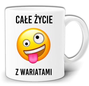 CAŁE ŻYCIE Z WARIATAMI KUBEK + PUDEŁKO GW513