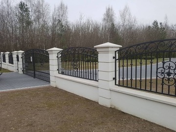 Бетонные заборы, блоки, усадебные столбы