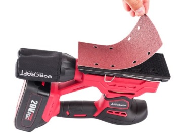 АККУМУЛЯТОРНАЯ ШЛИФОВАЛЬНАЯ МАШИНА 20 В + 2 АККУМУЛЯТОРА