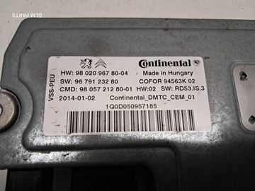 CITROEN PICASSO II PEUGEOT 308 T9 MODUL ŘÍZENÍ START STOP 9679123280