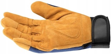 Перчатки рабочие эластичные, армированные кожей, безопасные и безопасные для труда ARDON AUGUST 9-L