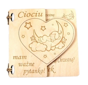 PYTANIE PROŚBA CIOCIU CZY ZOSTANIESZ CHRZESTNĄ