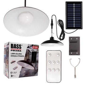 ZEWNĘTRZNA LAMPA SOLARNA Z PILOTEM LAMPA SOLARNA
