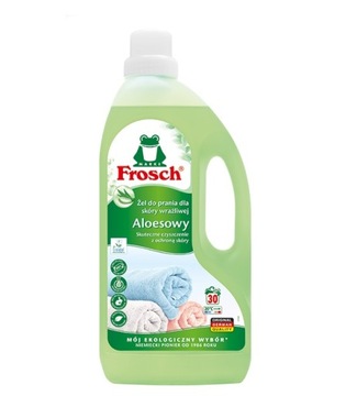 Żel do prania Frosch ALOESOWY, skóra wrażliwa, 1500 ml