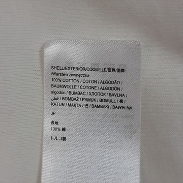Bluza cienka biała bawełniana z napisem DESIGUAL L