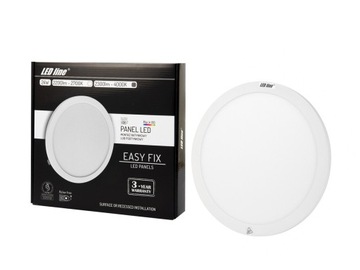LED line Panel Easy Fix 24W 4000K 2300lm okrągły