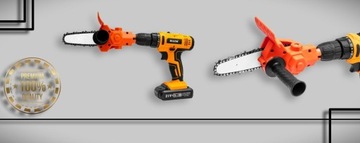 ПЕРЕХОДНИК ДЛЯ БЕНЗОПИЛЫ ДЛЯ ДРЕЛИ И ОТВЕРТКИ HANDY