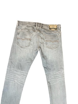 Spodnie męskie Diesel szare jeansy W36 L34