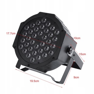 СВЕТОДИОДНАЯ ФАРА PAR DISCO LAMP 72W RGB