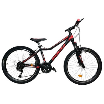 ROWER DZIECIĘCY GÓRSKI MTB FOLTA GALDO 26'' SHIMANO CZERWONY CZARNY