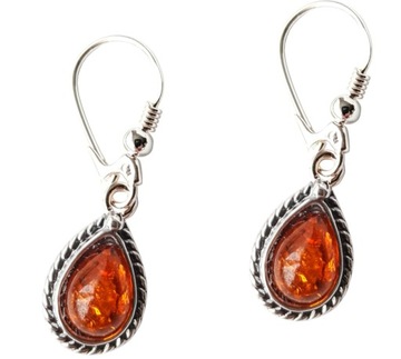 Серебряный КУЛОН с ЯНТАРЕМ в ПОДАРОК ​​+ цепочка.