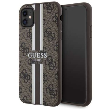Etui Guess 4G Printed Stripes do iPhone 11, case